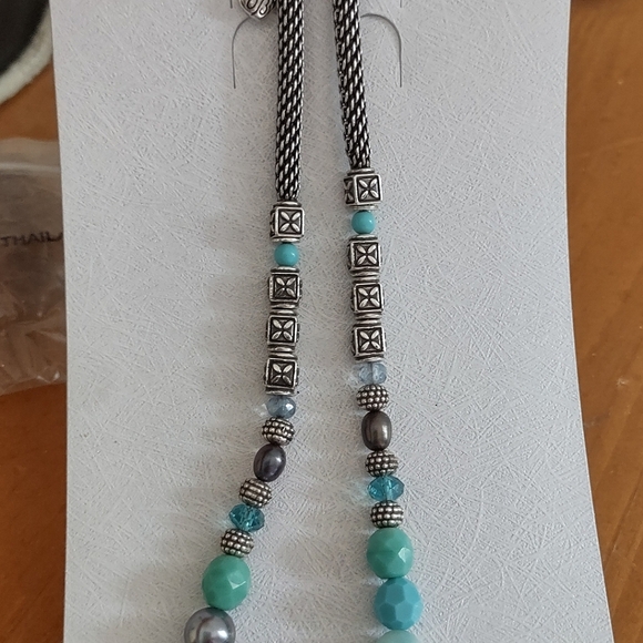 Brighton Soho Howlite Beaded Short Necklace  Like New - Picture 8 of 13